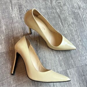 Princess Stiletto Heels Pumps Beige Size 36 Made in Italy